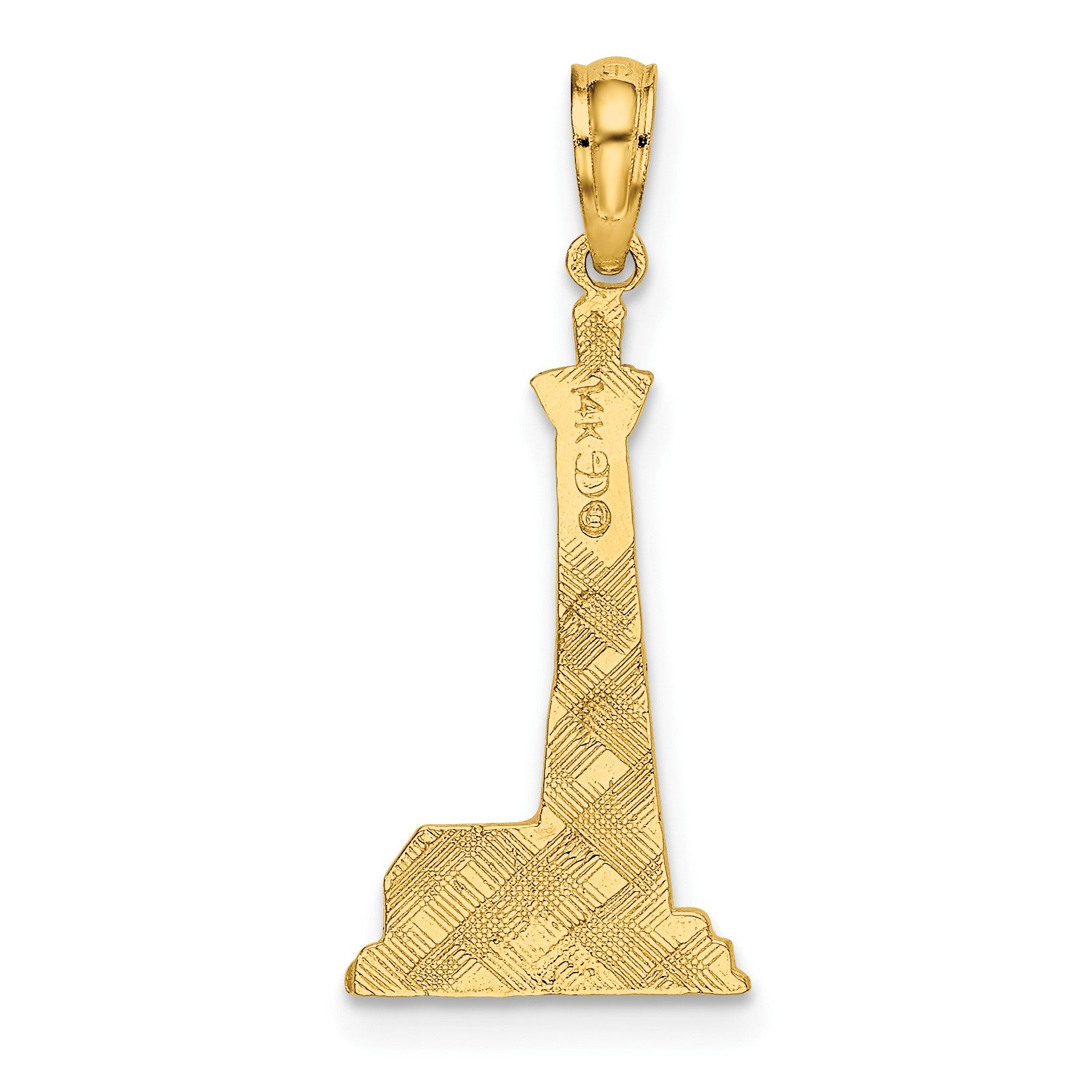 14K Lighthouse with Building Charm