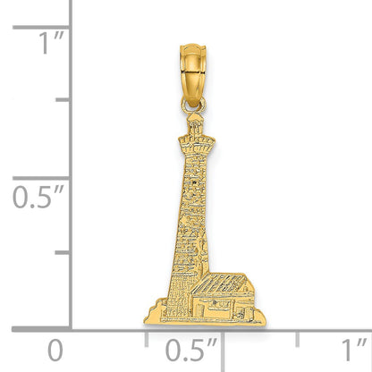 14K Lighthouse with Building Charm