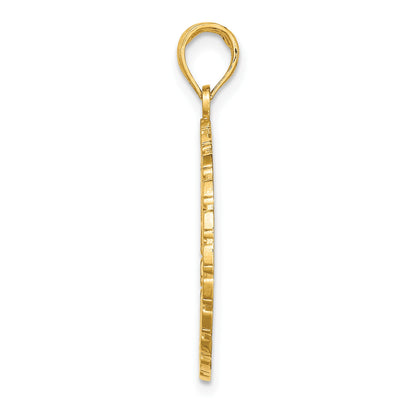 14K PUERTO RICO Palm Tree Charm