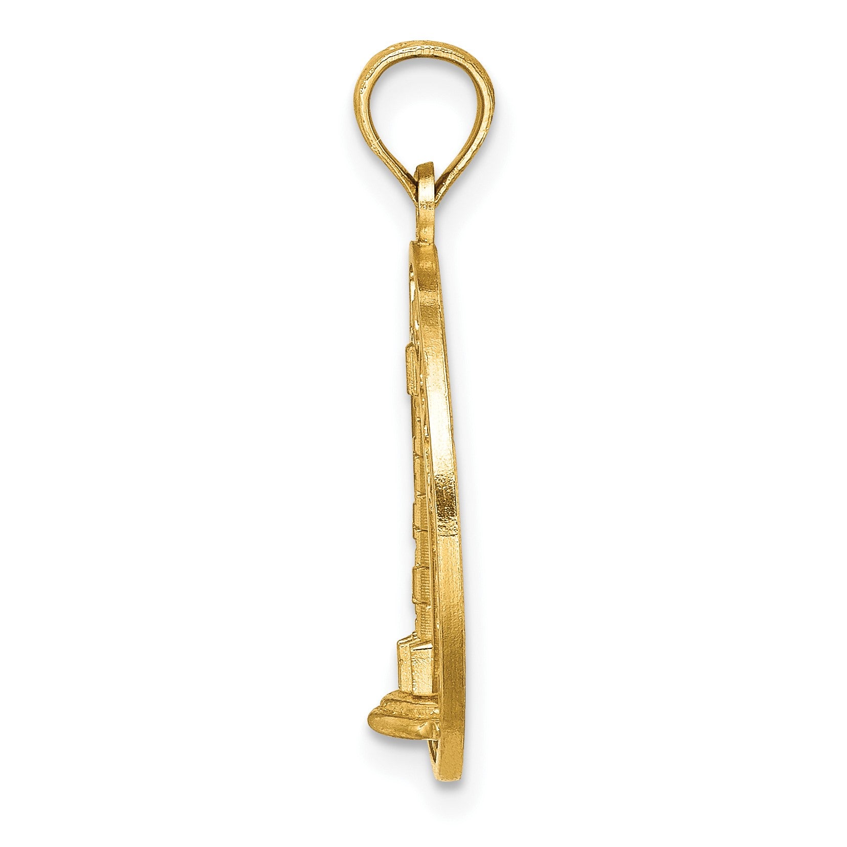 14K OCEAN CITY with Lighthouse Charm