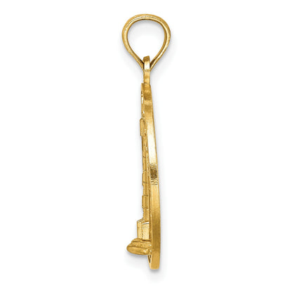 14K OCEAN CITY with Lighthouse Charm