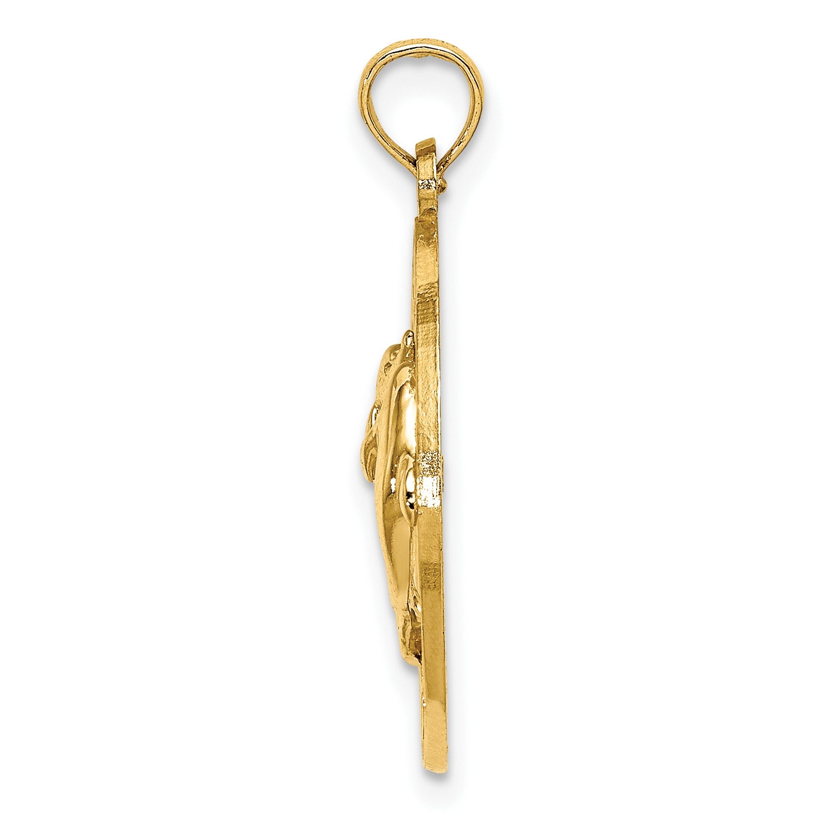 14K OCEAN CITY NJ with Dolphins Charm