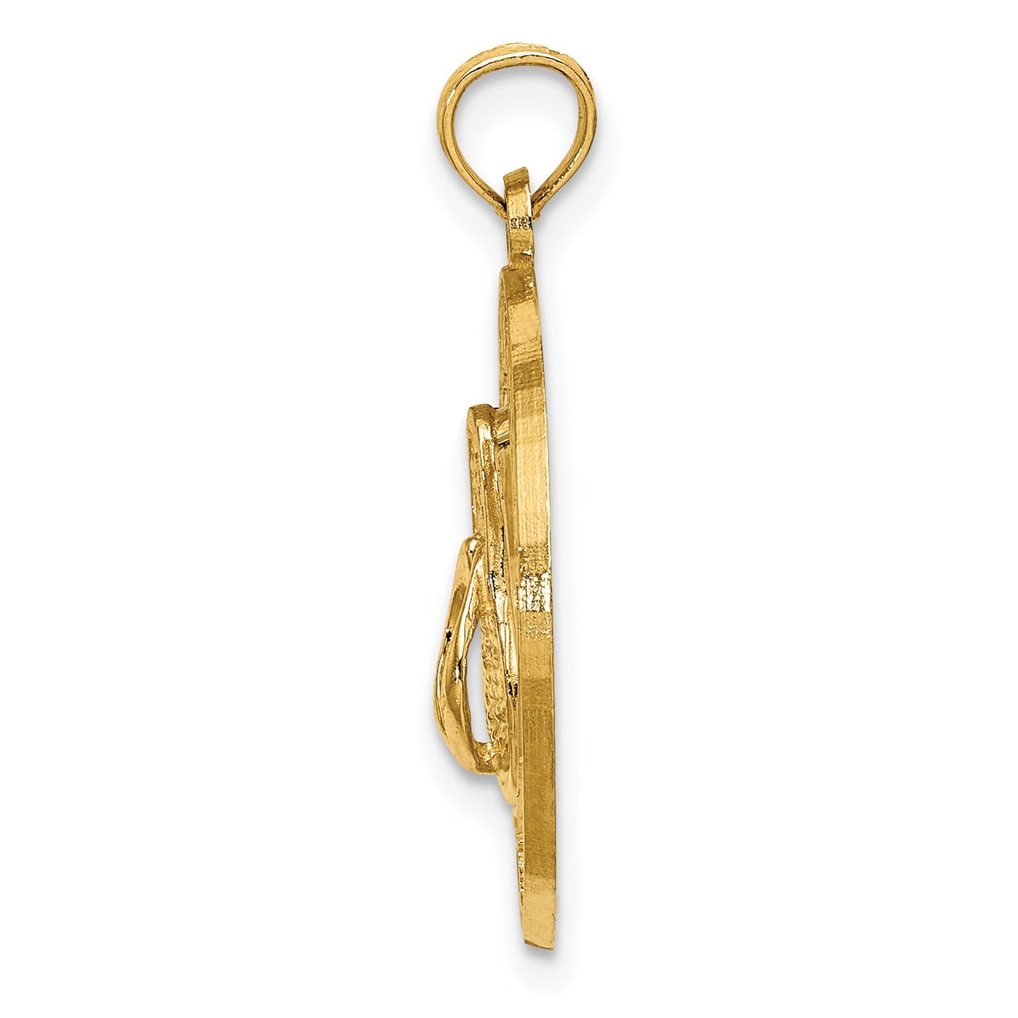 14K OCEAN CITY NJ with Flip Flop Charm