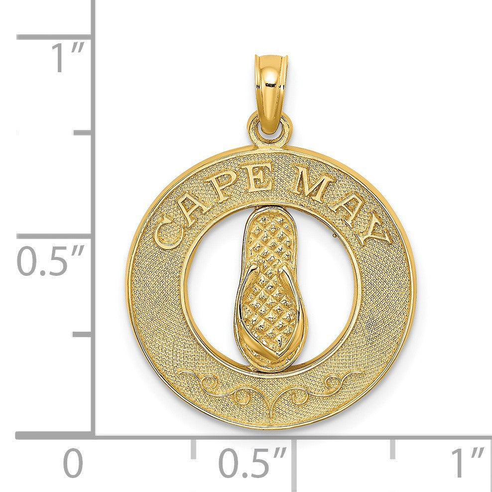 14K CAPE MAY with Flip-Flop Charm