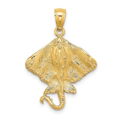 14K Stingray Charm