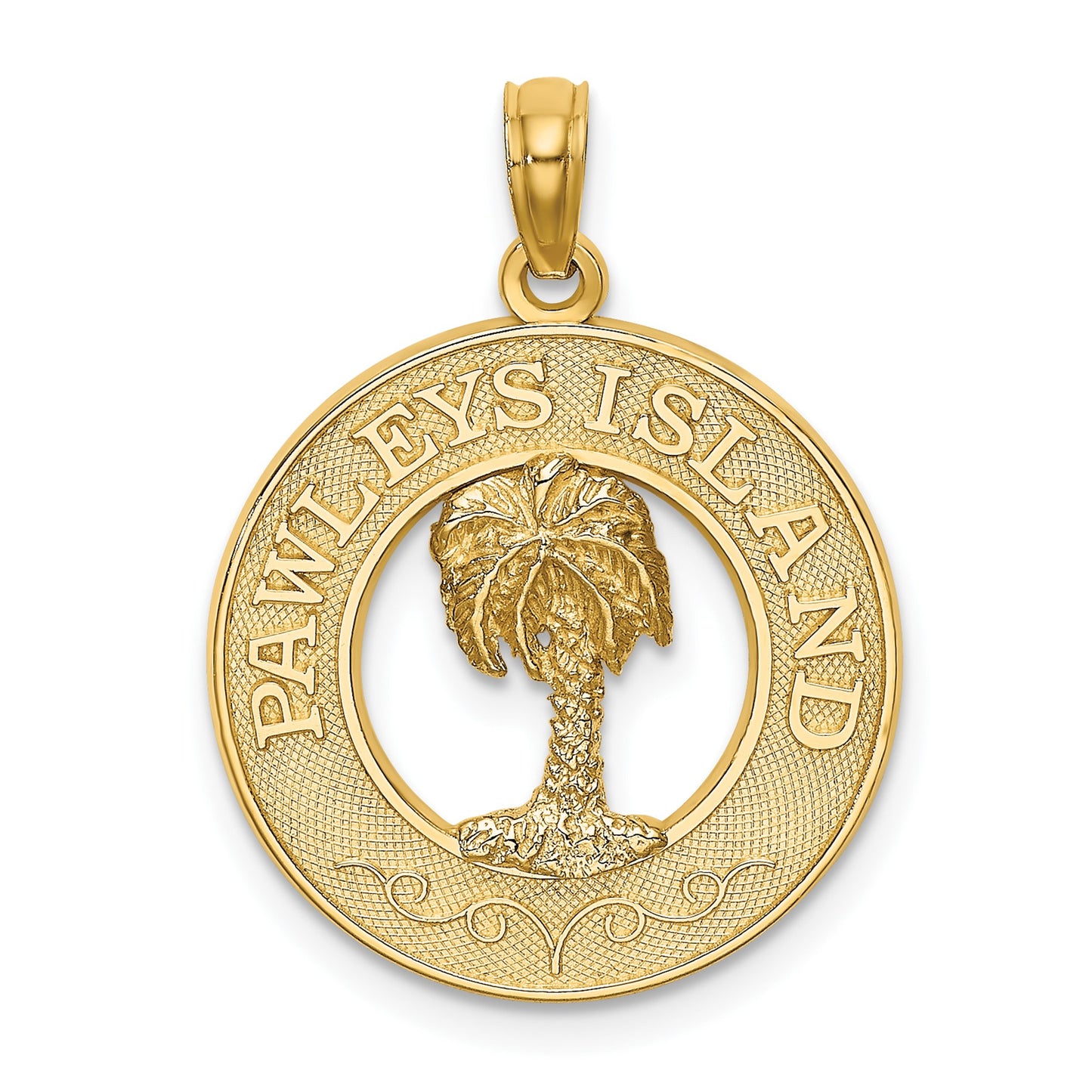 14K PAWLEYS ISLAND Palm Tree Charm