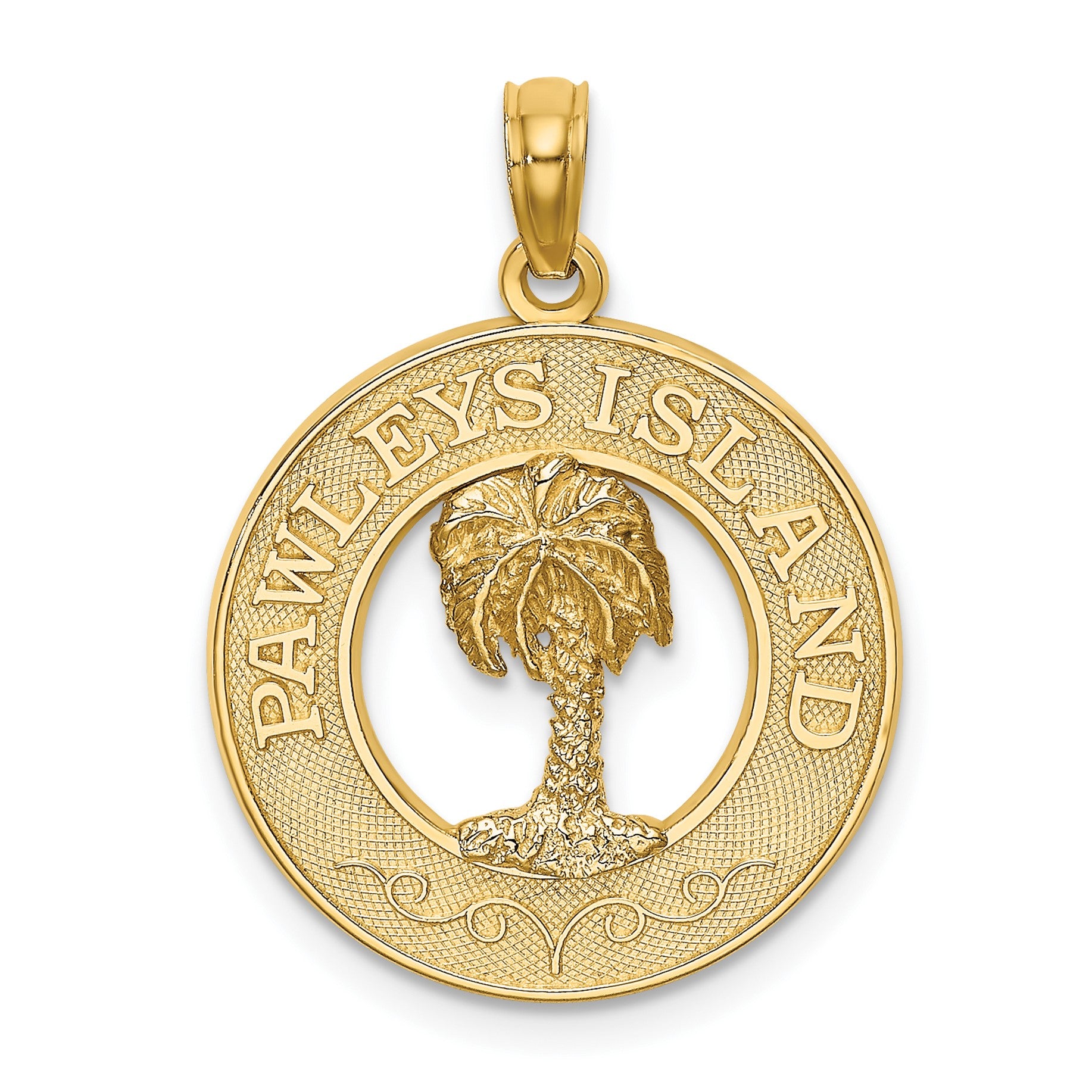 14K PAWLEYS ISLAND Palm Tree Charm