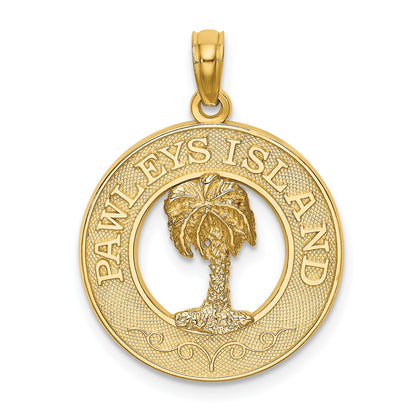 14K PAWLEYS ISLAND Palm Tree Charm