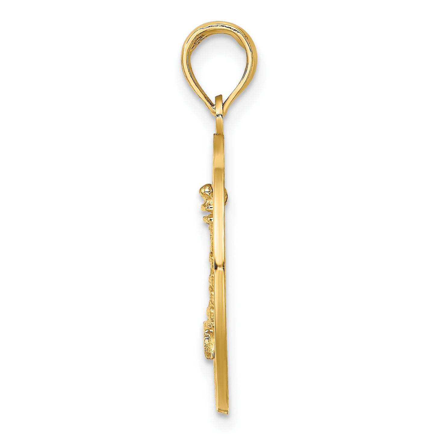 14K SAINT AUGUSTINE with Lighthouse Circle Charm