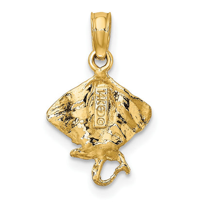 14K Mini Stingray Charm