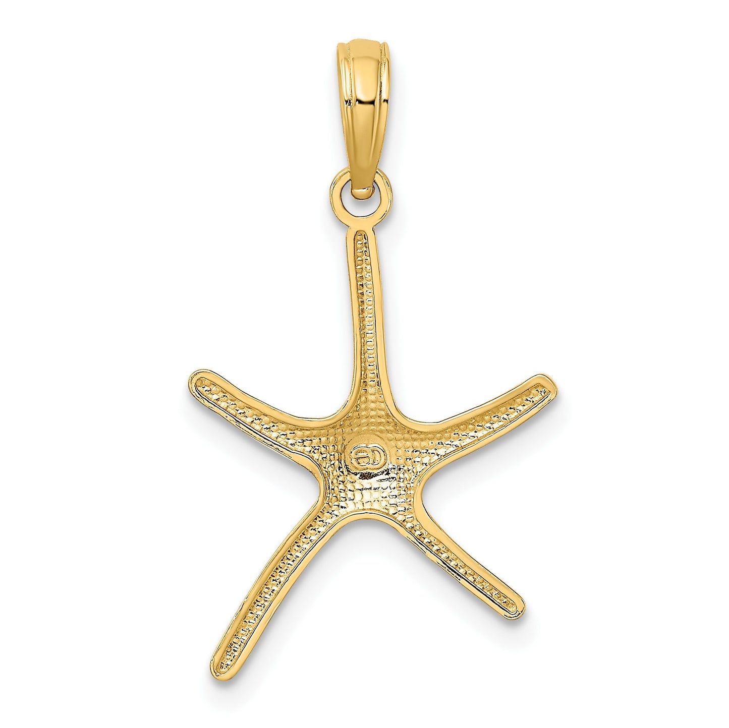14K Dancing Starfish Charm