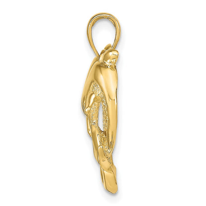 14k Dolphins Pendant