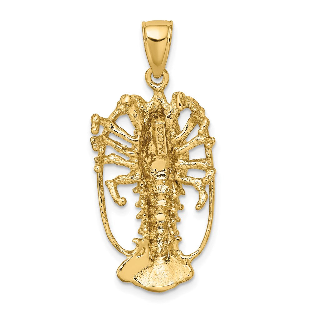 14K Florida Lobster Charm