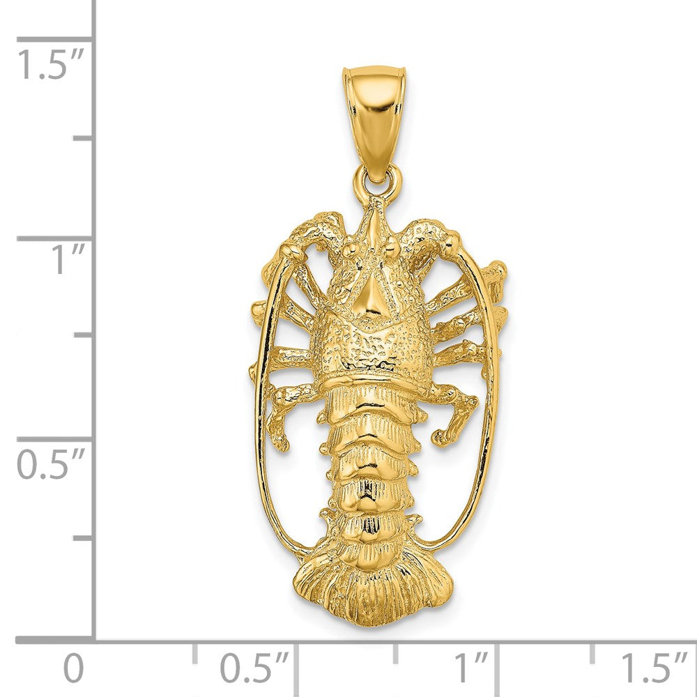 14K Florida Lobster Charm