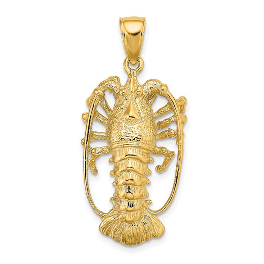 14K Florida Lobster Charm