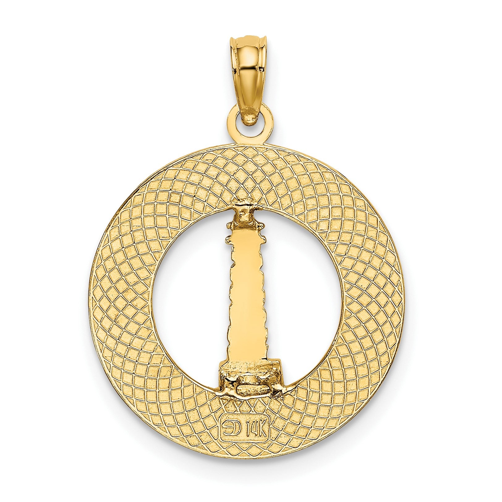 14K MYSTIC CT Lighthouse Charm