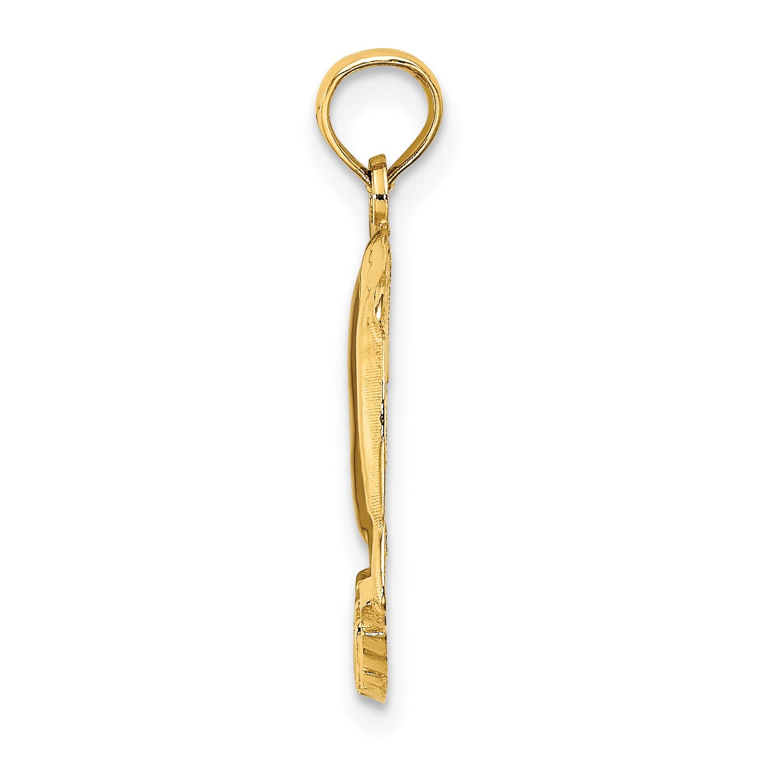 14K JAMAICA with Dolphins Charm