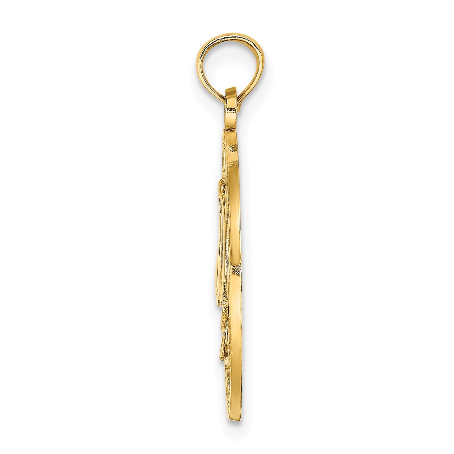 14K SANIBEL with Sailboat Circle Charm
