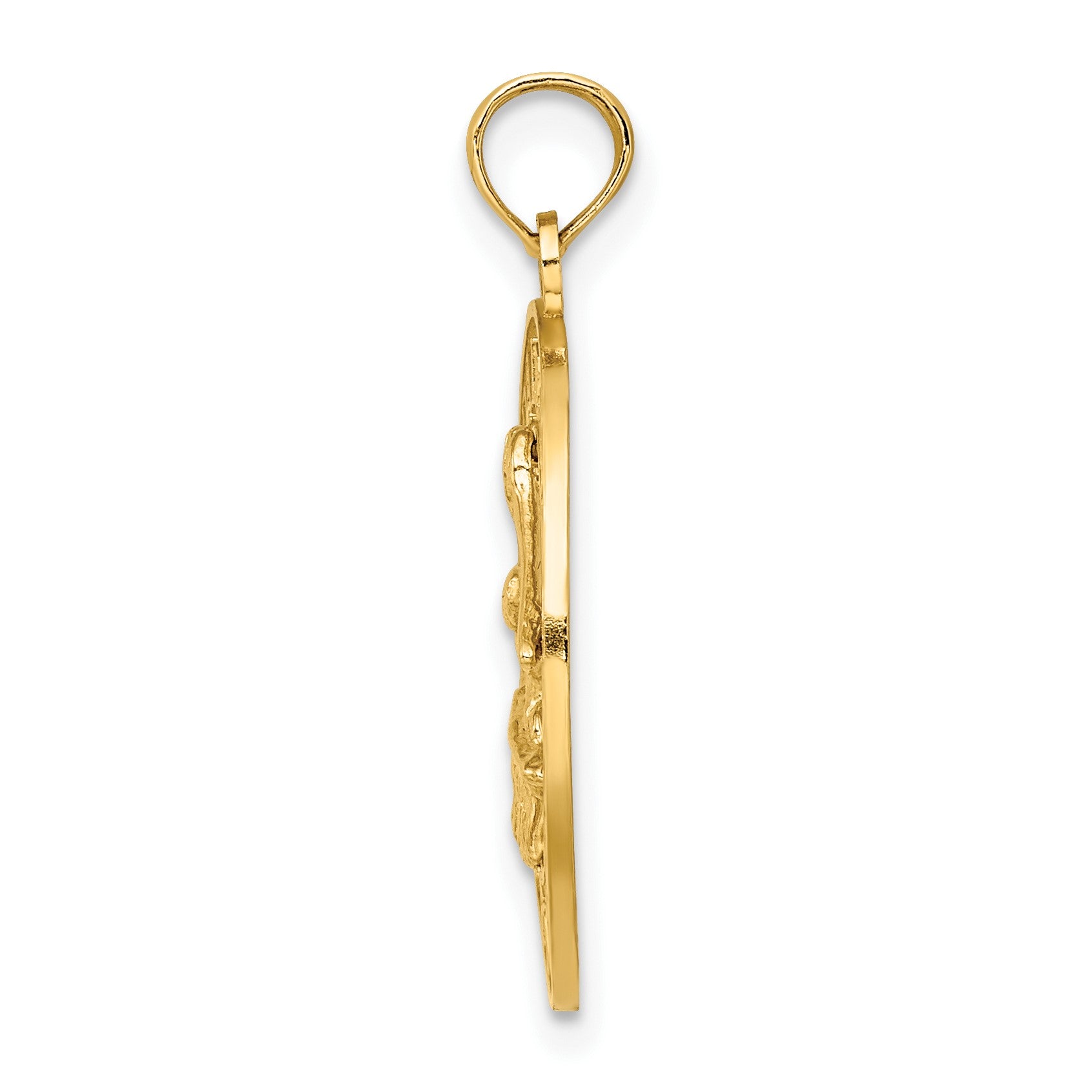 14K LAUDERDALE-BY-THE-SEA FL with Pelican Charm