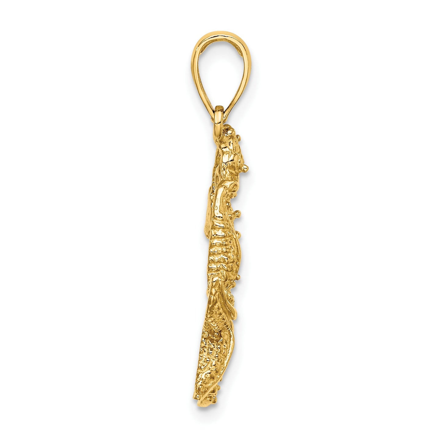 14K Starfish and Seahorse Charm