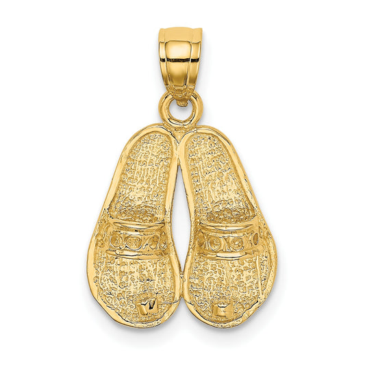 14K BAHAMAS Double Sandals Charm