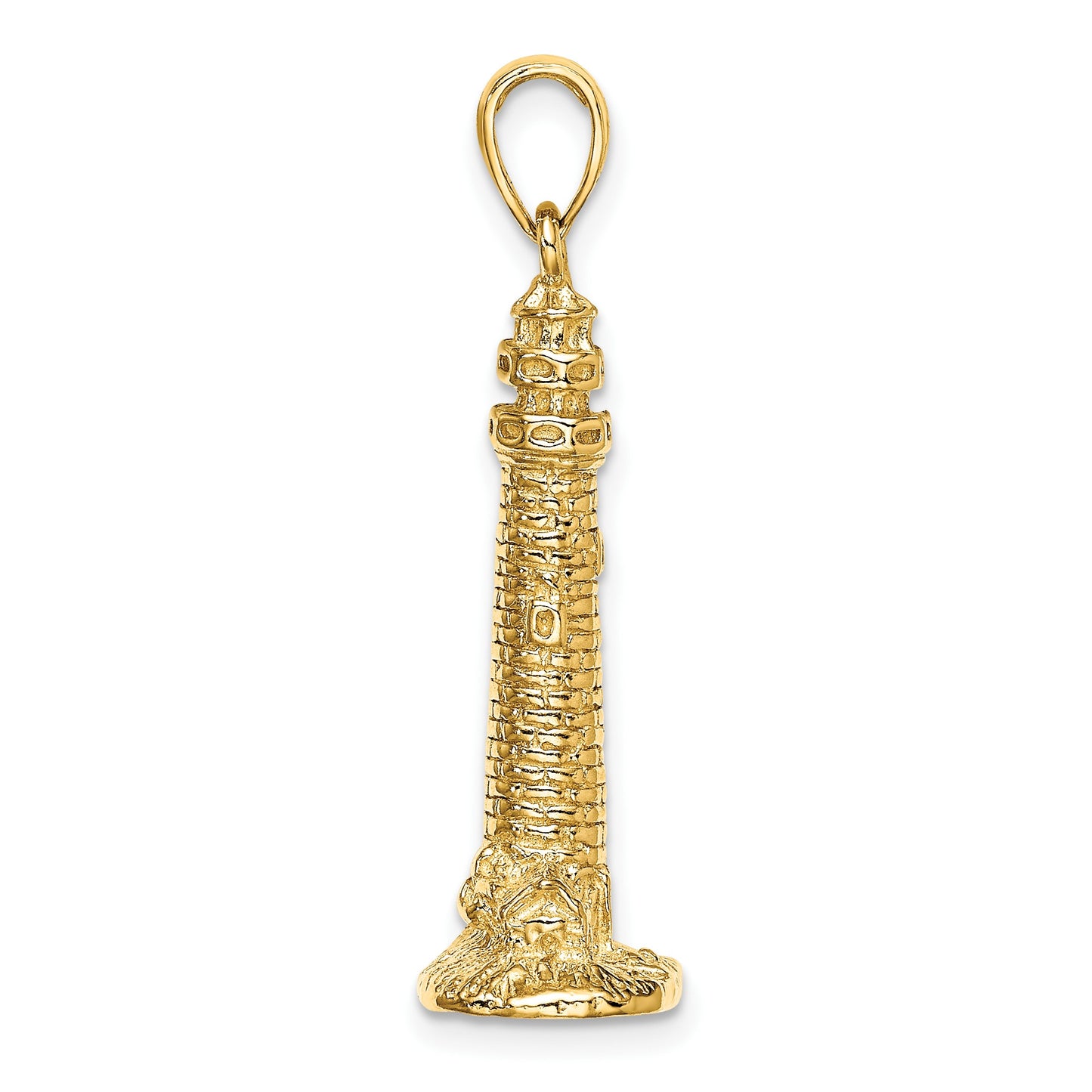 14K 3-D Cape May Lighthouse Charm