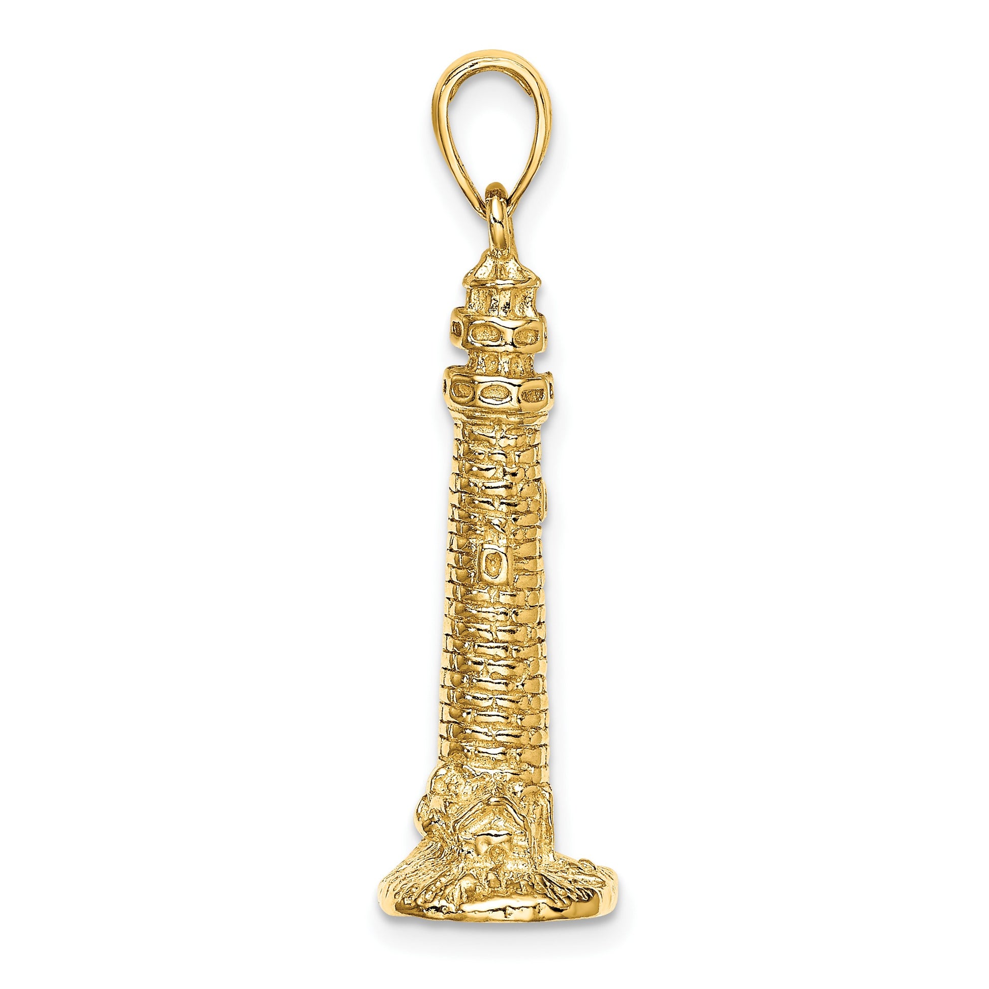 14K 3-D Cape May Lighthouse Charm