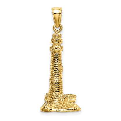 14K 3-D Cape May Lighthouse Charm