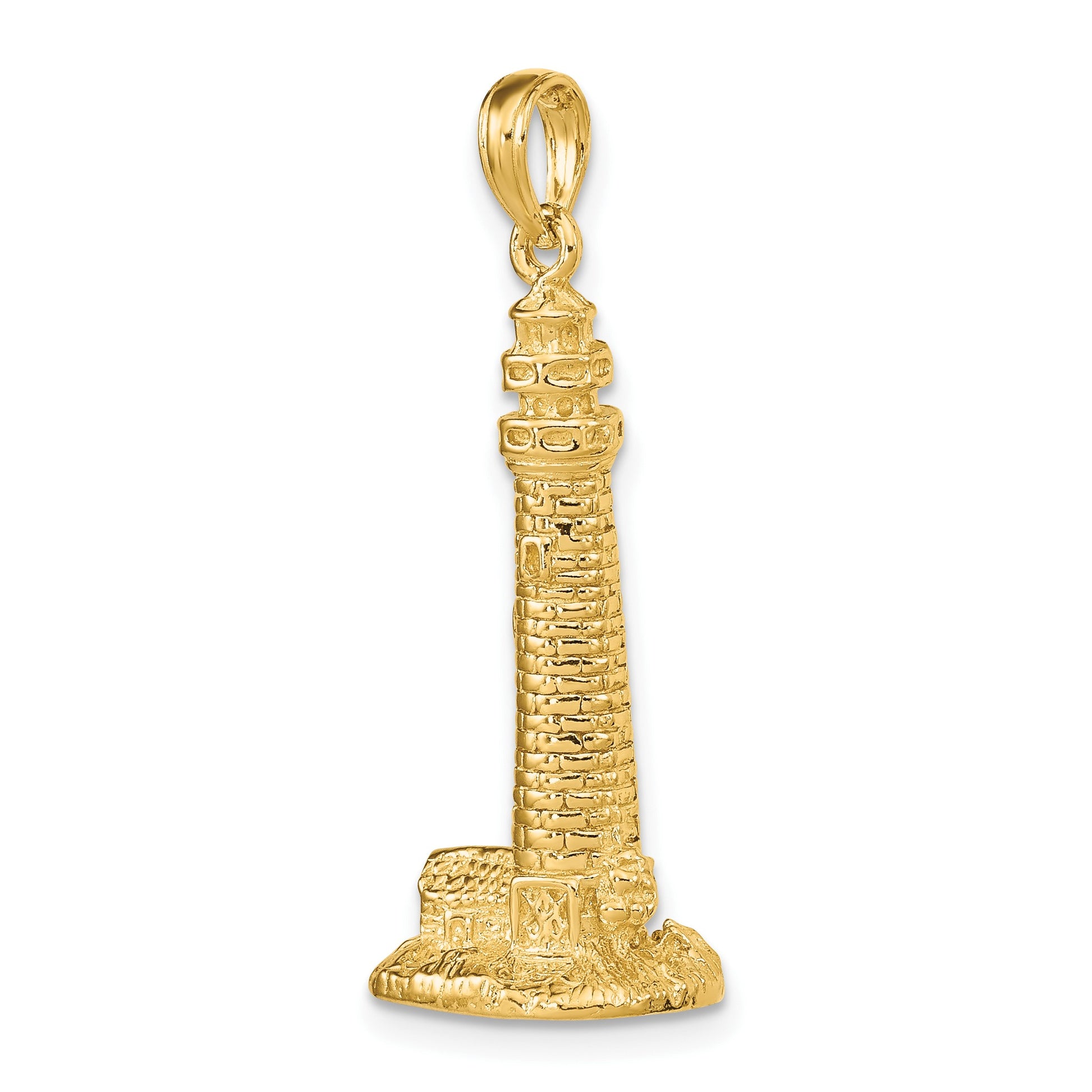 14K 3-D Cape May Lighthouse Charm