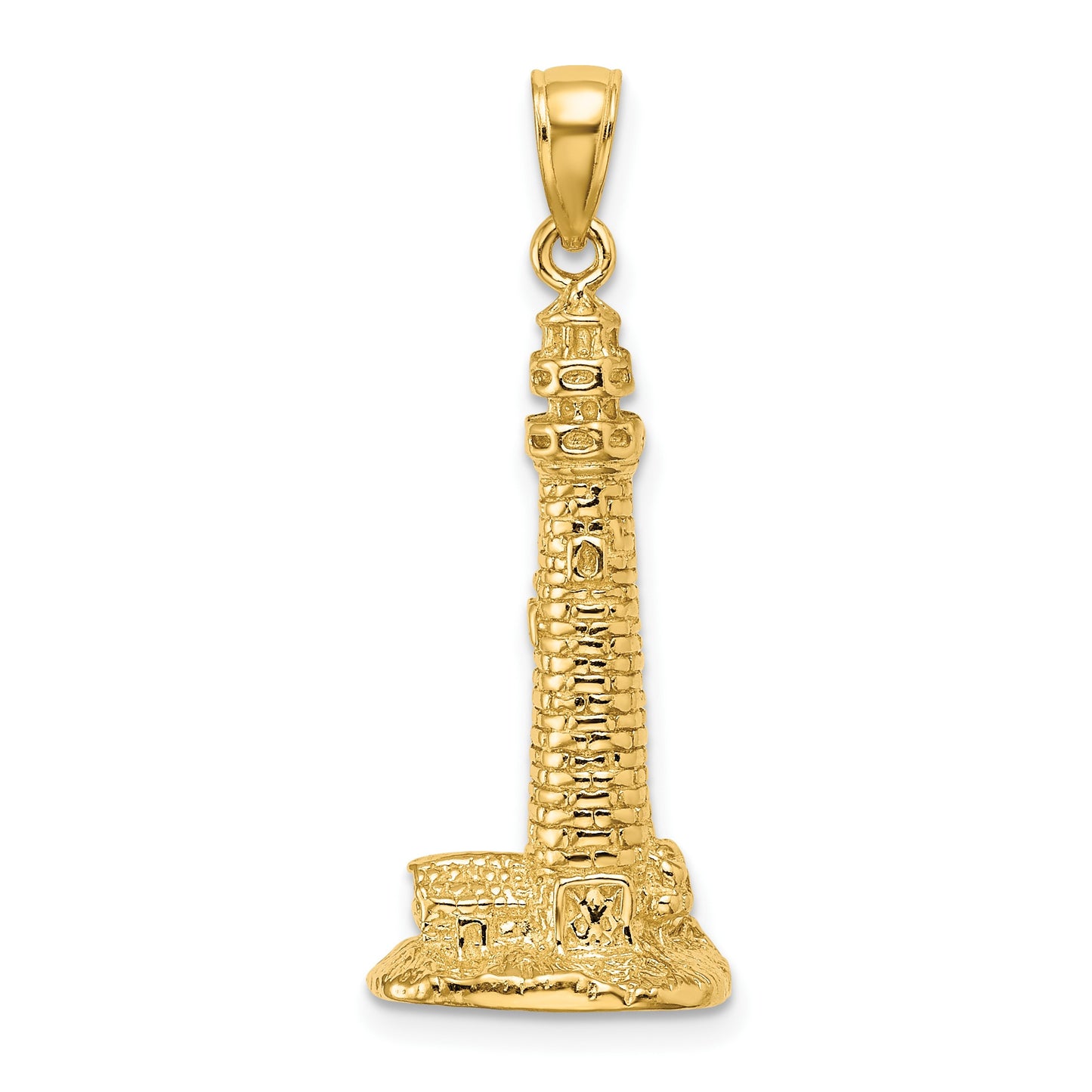 14K 3-D Cape May Lighthouse Charm