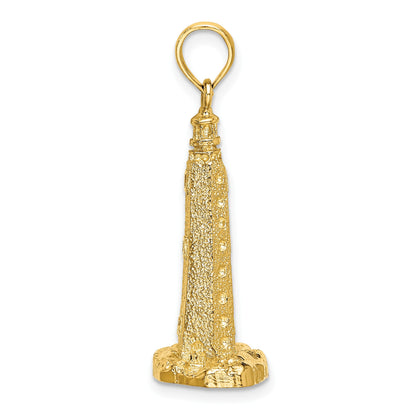 14K 3-D Cape Henlopen Delaware Lighthouse Charm