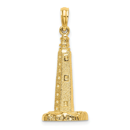 14K 3-D Cape Henlopen Delaware Lighthouse Charm