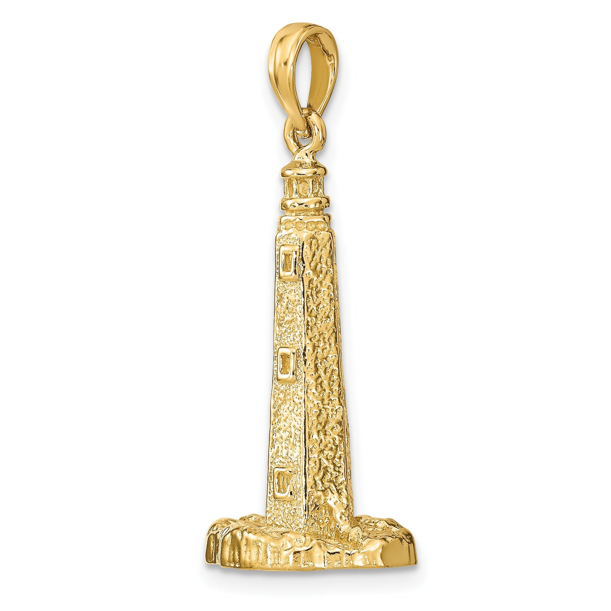 14K 3-D Cape Henlopen Delaware Lighthouse Charm