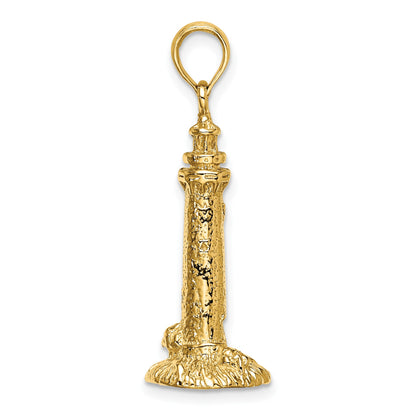 14K 3-D Fenwick Island Delaware Lighthouse Charm