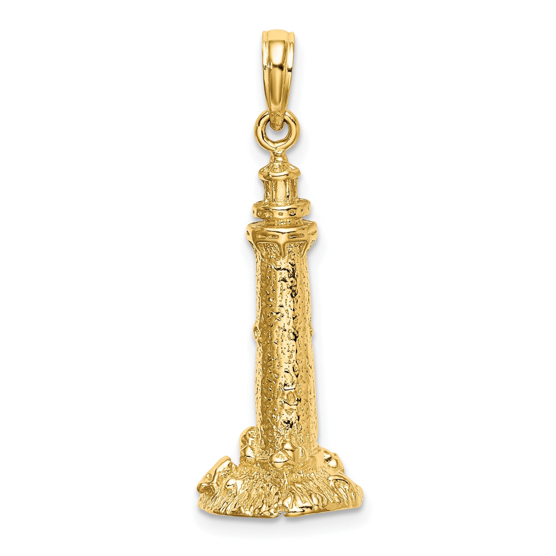 14K 3-D Fenwick Island Delaware Lighthouse Charm
