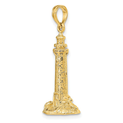 14K 3-D Fenwick Island Delaware Lighthouse Charm