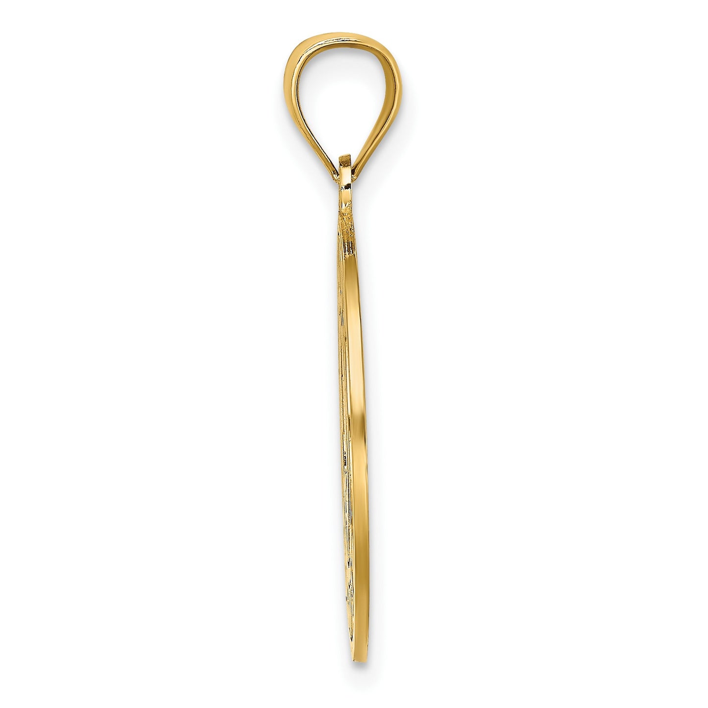 14K SAINT THOMAS with Dolphins Charm