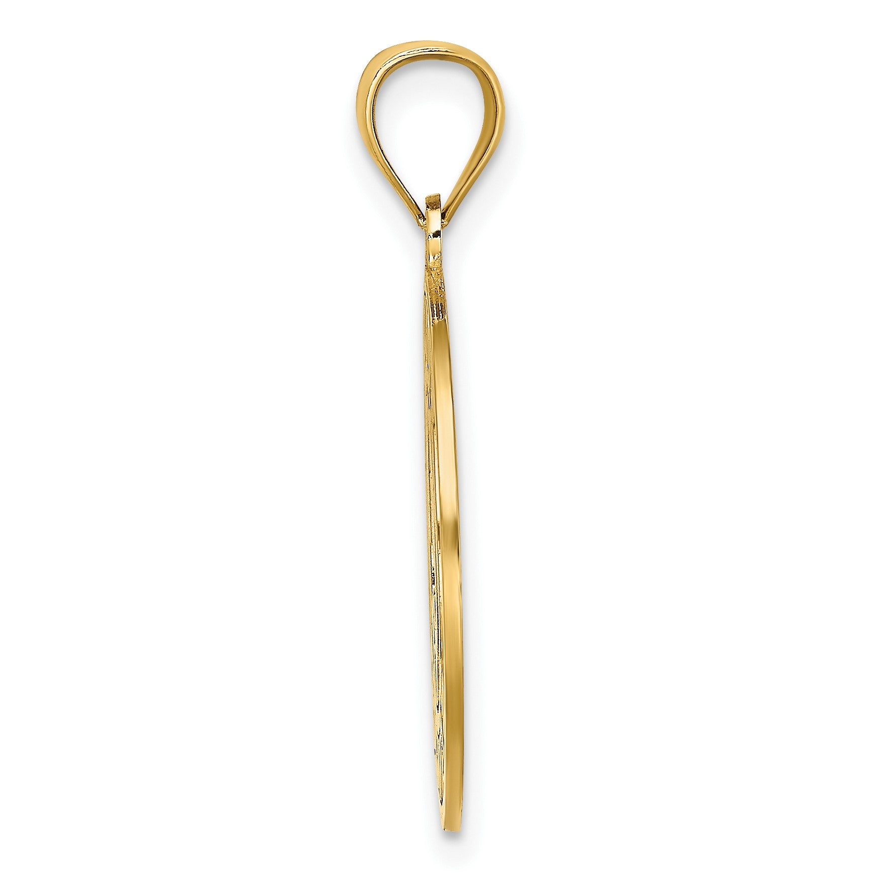 14K SAINT THOMAS with Dolphins Charm