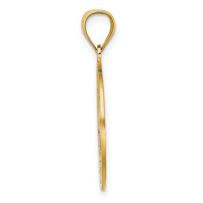 14K SAINT THOMAS with Dolphins Charm