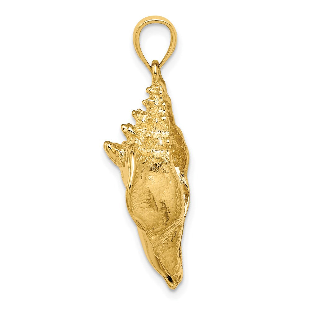 14K Conch Shell Charm