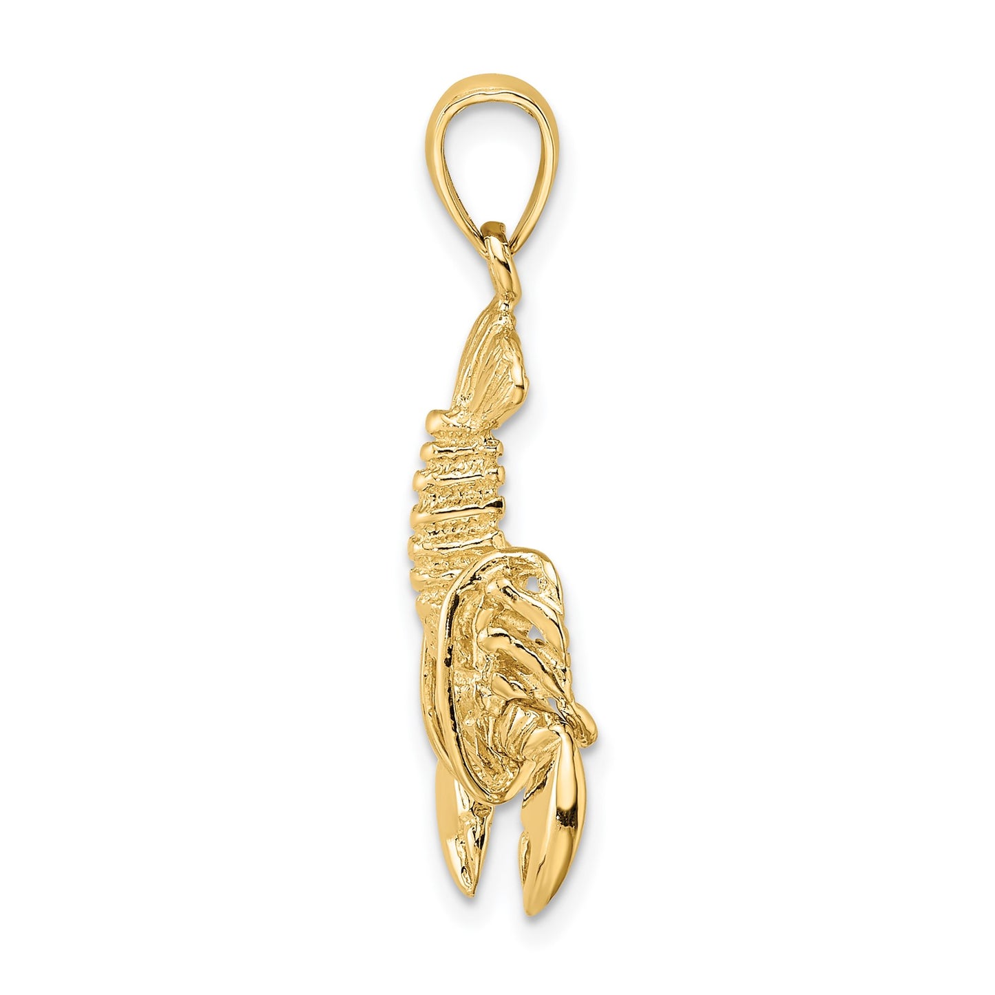 14K Lobster with Moveable Claws Pendant