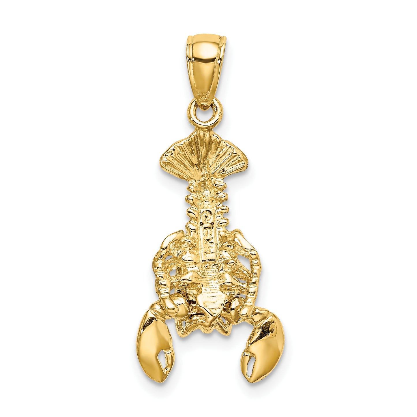 14K Lobster with Moveable Claws Pendant