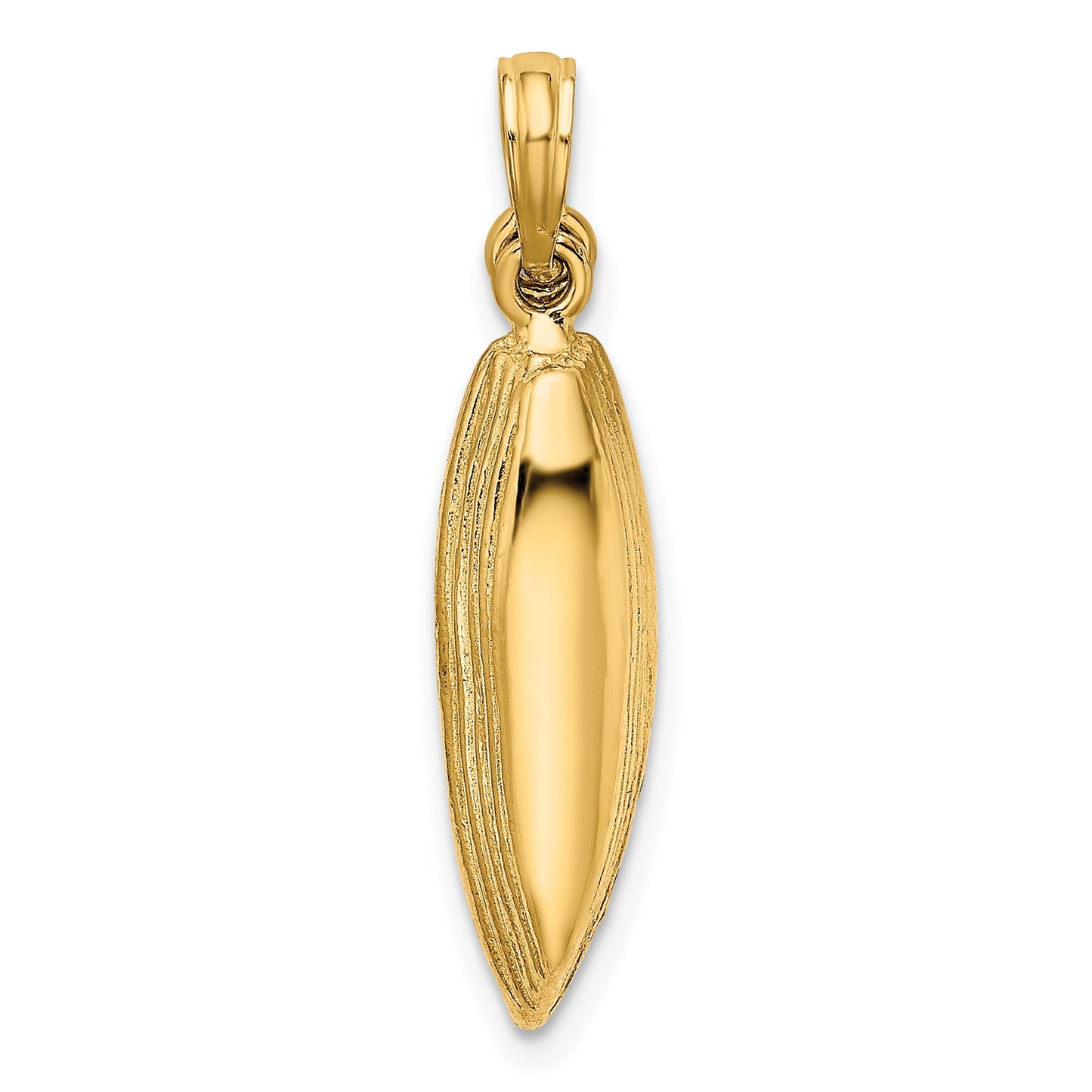 14K 3-D Boat with Dangling Oars Charm