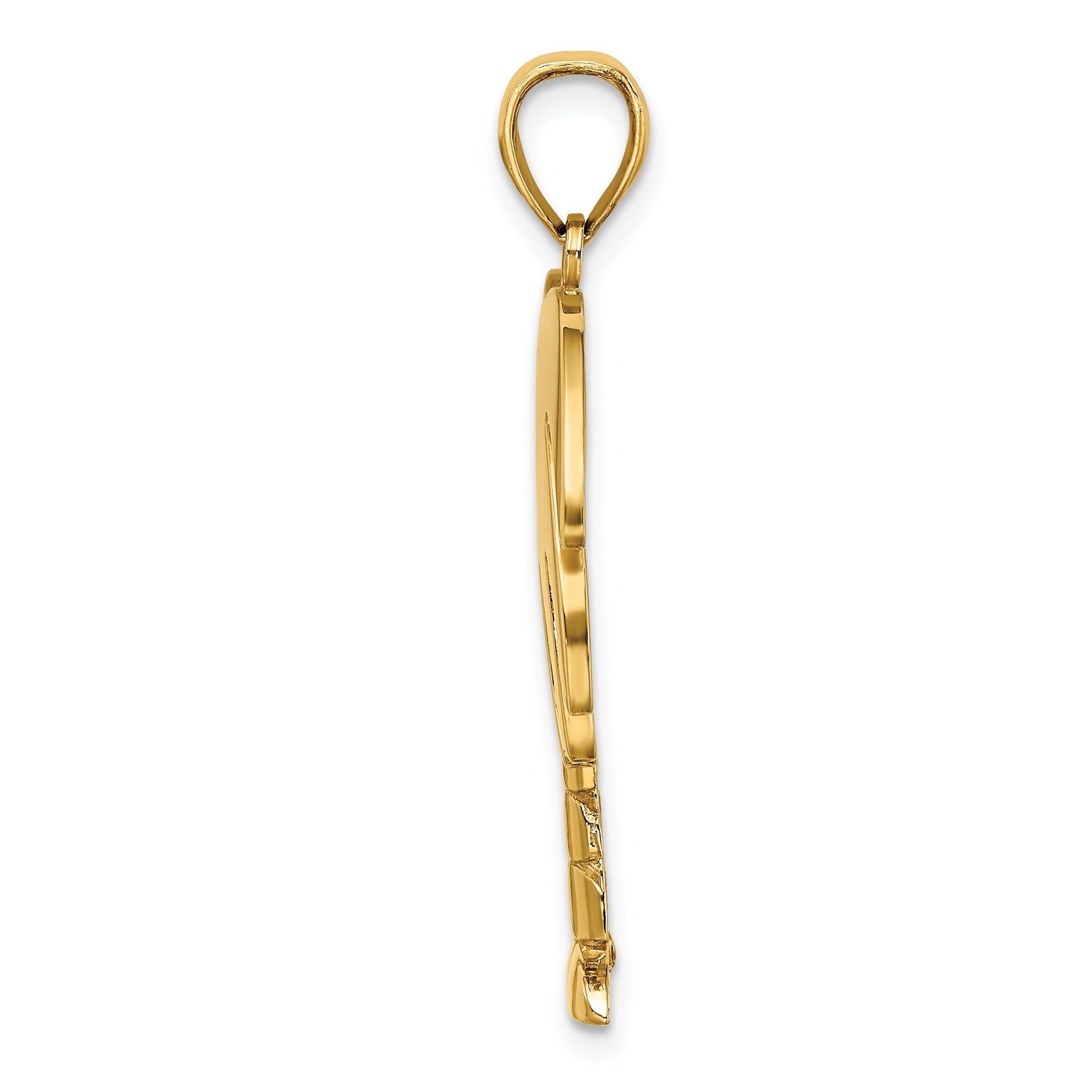 14K Large Charleston Palm Tree Charm