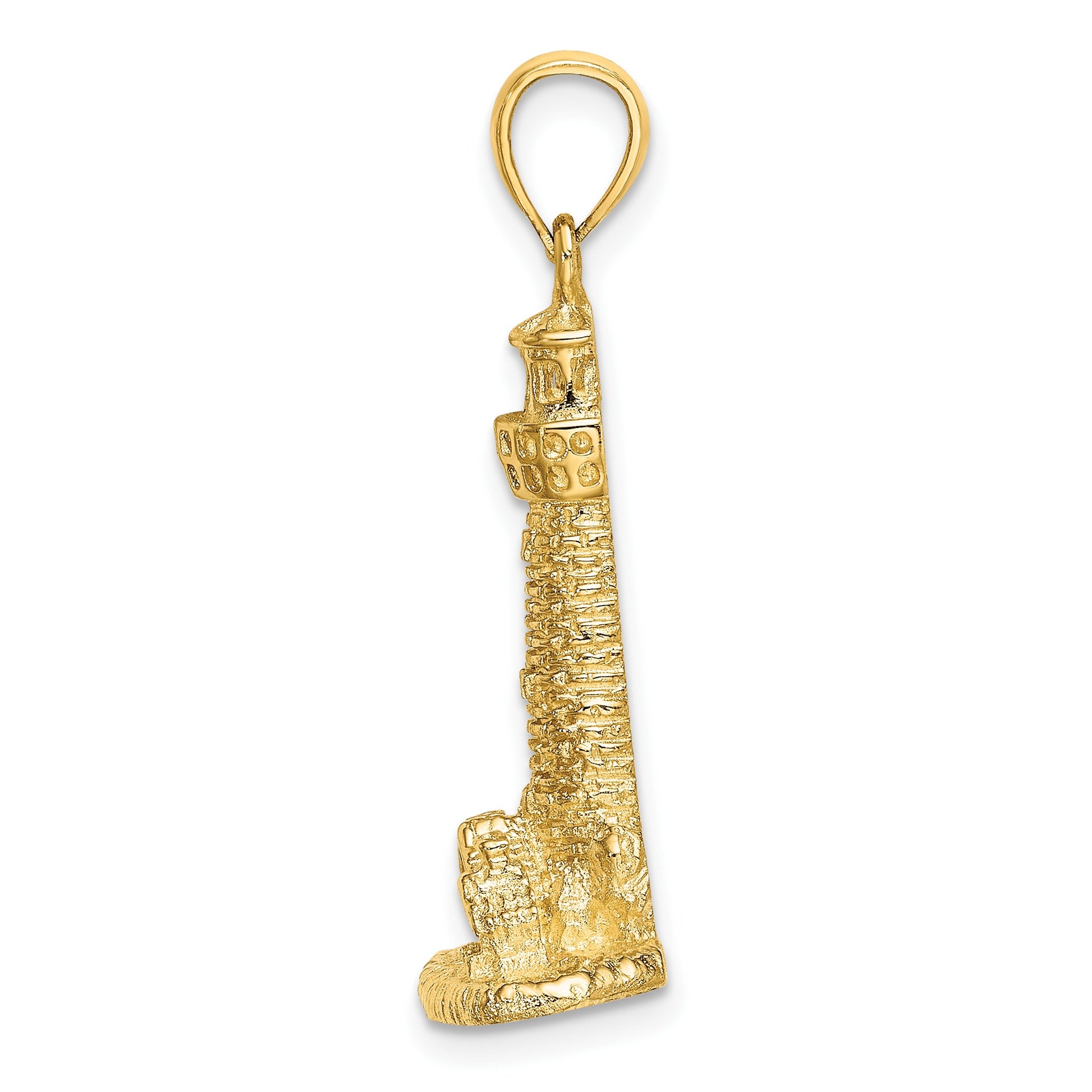 14K 2-D Assateague Island Virginia Lighthouse Charm
