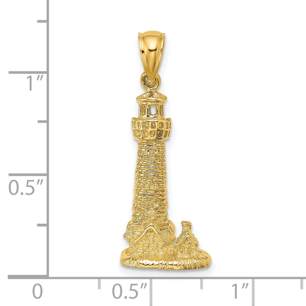 14K 2-D Assateague Island Virginia Lighthouse Charm