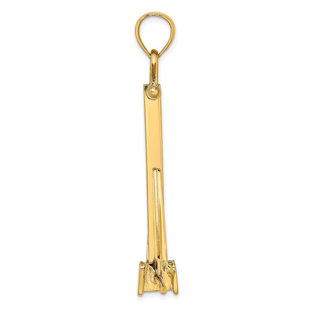 14K 3-D Moveable Danforth Anchor Charm