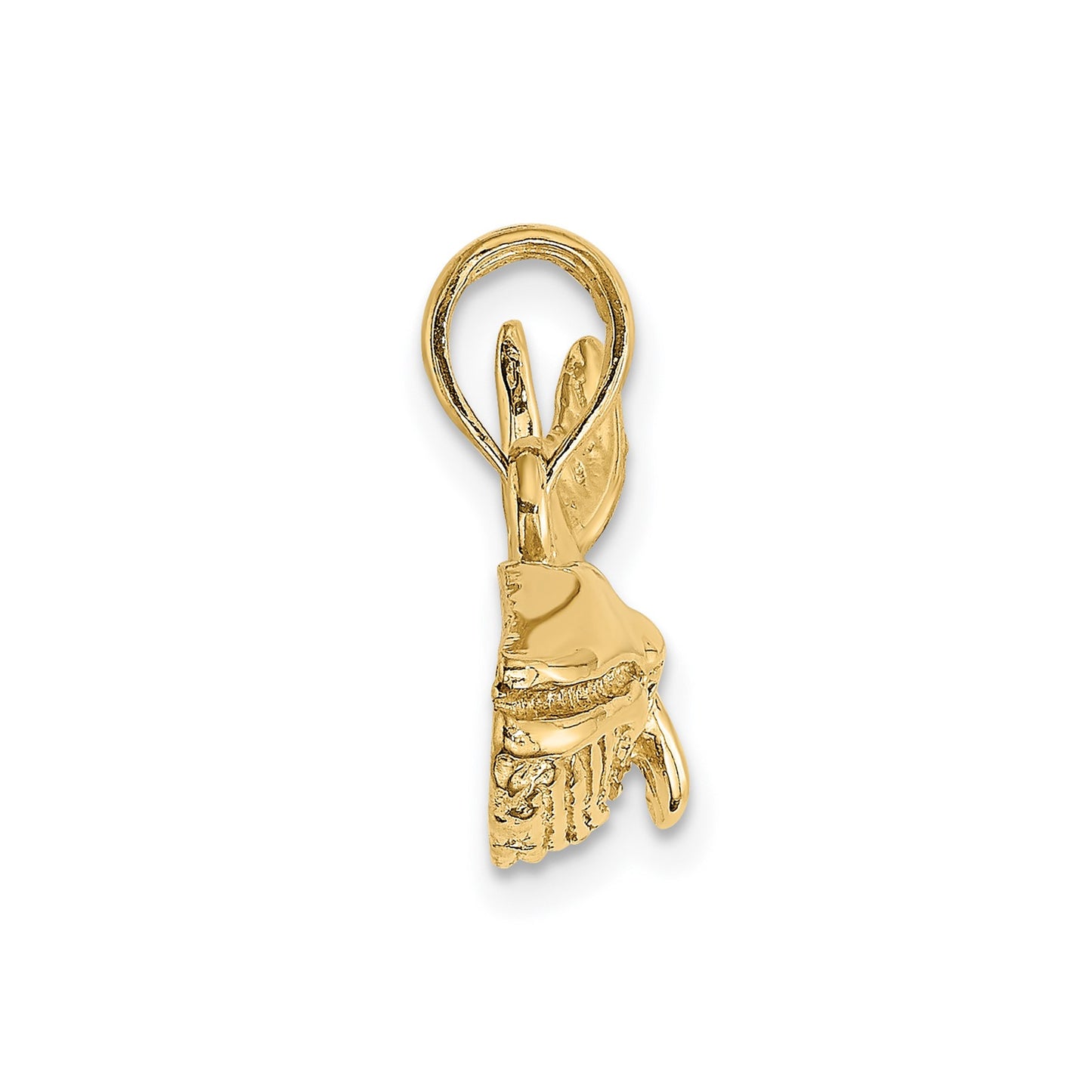 14K 2-D Humpback Whale Charm