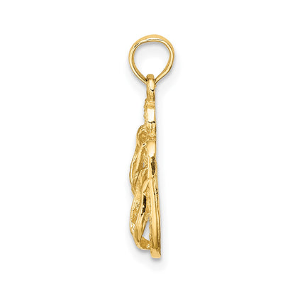 14K SANIBEL ISLAND Double Flip-Flop Charm