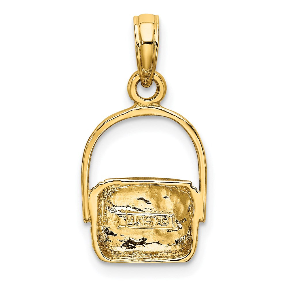 14K 2-D Nantucket Basket Charm